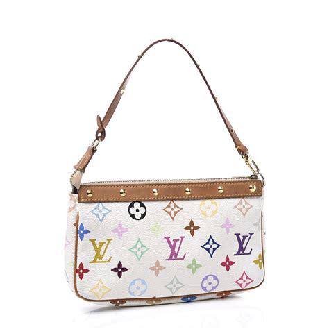 louis vuitton multi pochette accessoires white|louis vuitton multi pochette monogram.